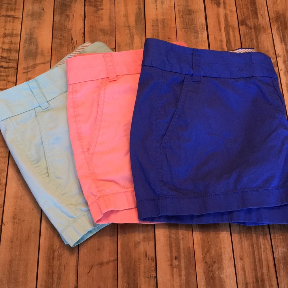 ☀️3 Pack J.Crew Chino Shorts Size 8
